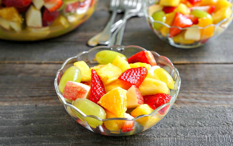 fresh fruit and fruit salad